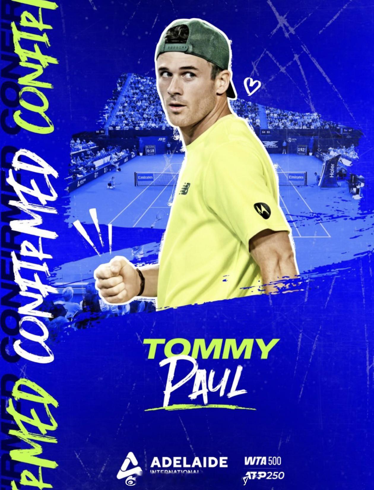 保罗先生将出战2026阿德莱德🔥网球talking大会网球