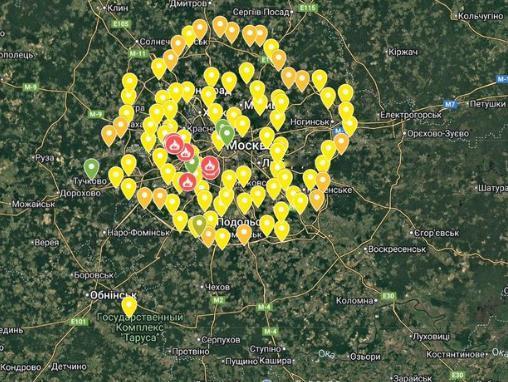 【莫斯科防空地图曝光：拥有其他城市“只能羡慕”的严密保护】自由欧洲电台/自由电台