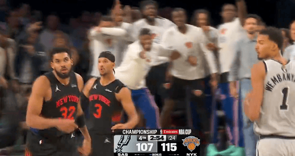 哈特自信干拔三分投进领先8分，哈珀立刻回应三分咬住分差