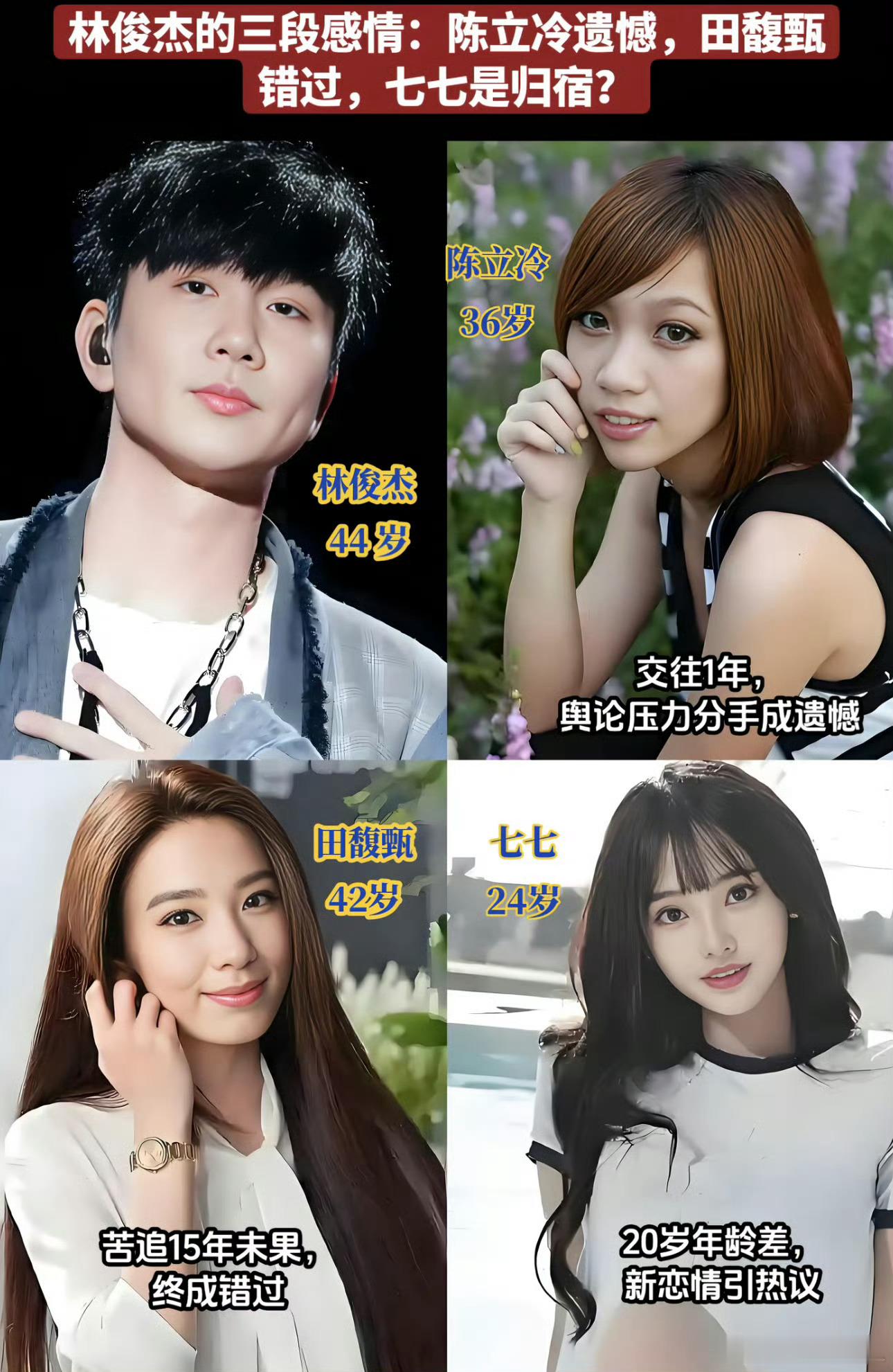 林俊杰 田馥甄啥意思啊？他俩在一起过吗 