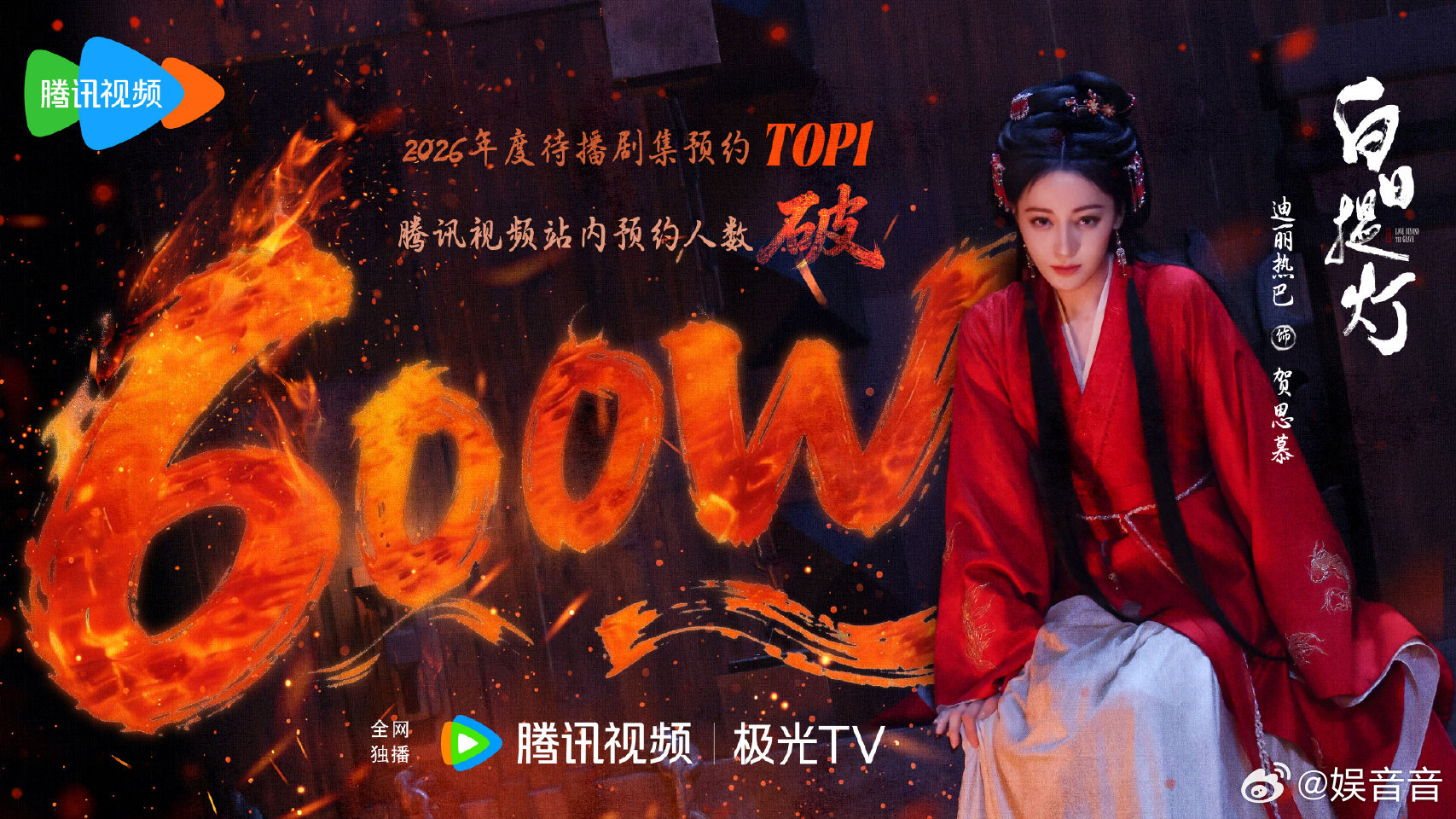 白日提灯2026年度待播剧集预约TOP1白日提灯 疯狂为《白日提灯》的预约成绩欢