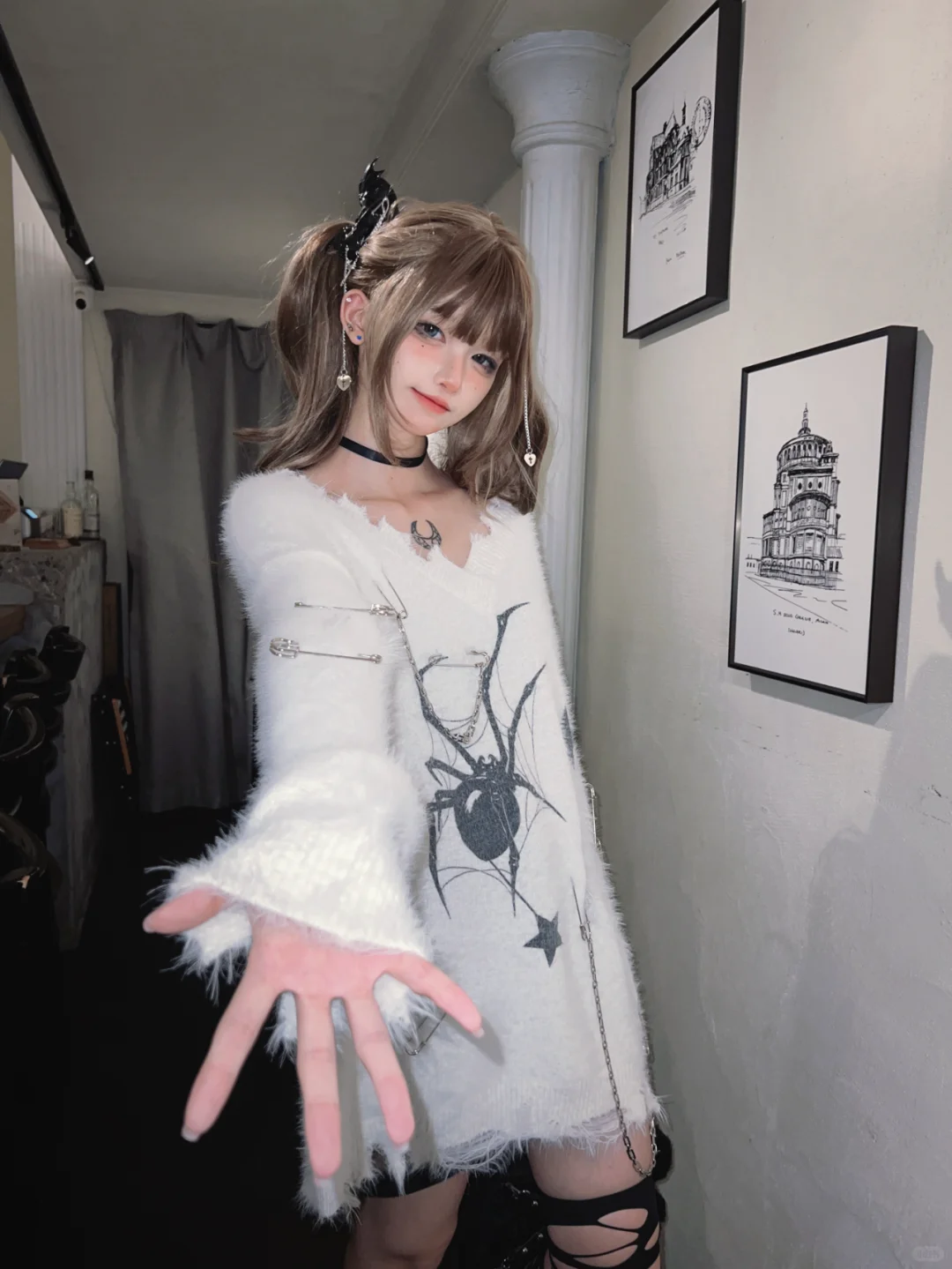 拽酷小亚人天选毛衣🕸 ♥︎ 𓈒 ⊹