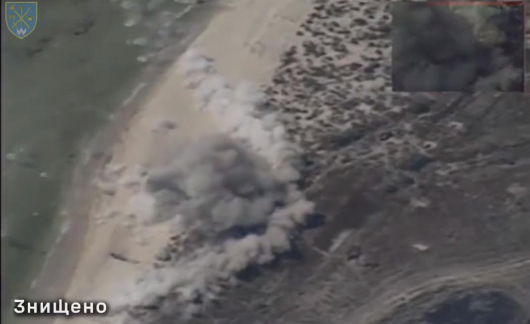 位于赫尔松州扎利兹尼港的俄军Predel-E OTH移动海岸超视距雷达系统和Le