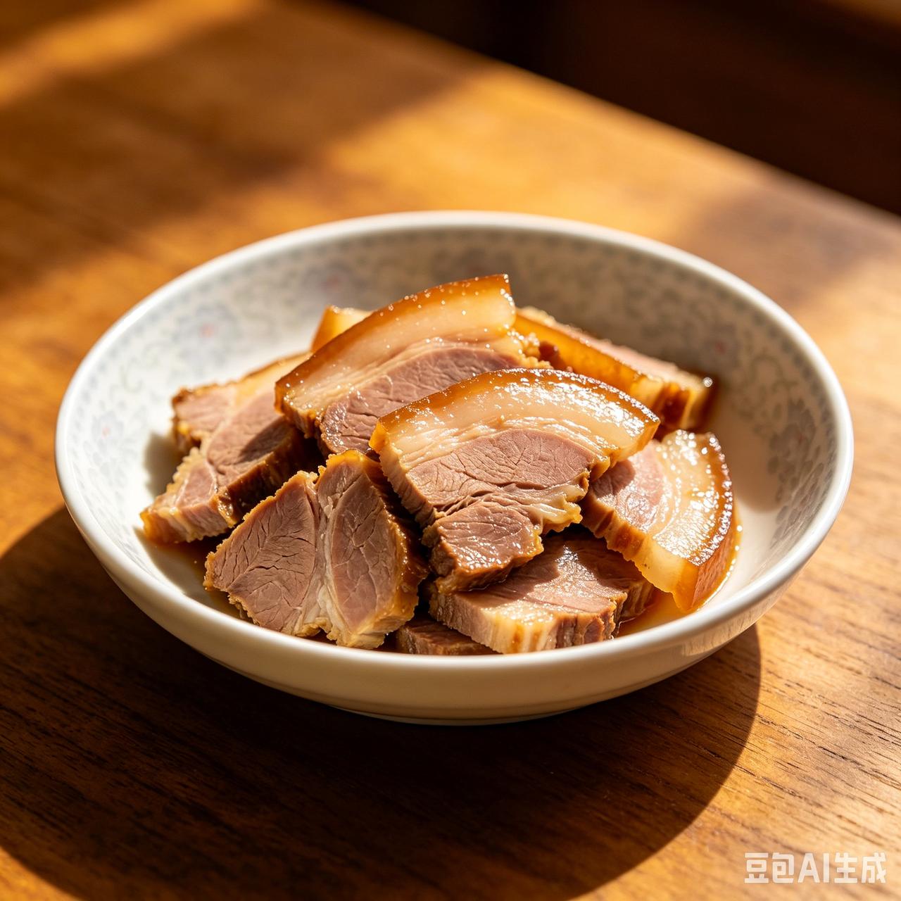 出大事了，我家的祖宗把一碗肉全吃了！这不得吃窜稀嘛！

下午，我在卧室，就没去客
