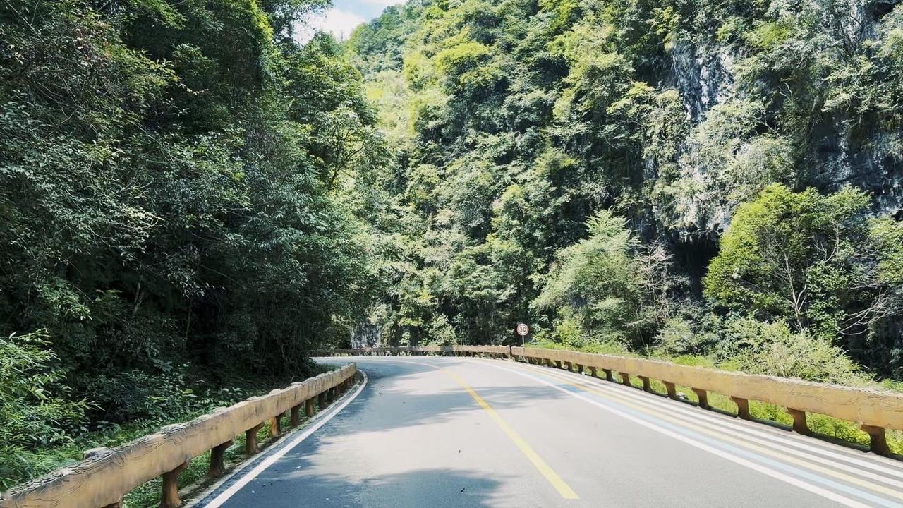 开着车缓缓驶过人烟稀少的山野公路，耳边的风裹着草木香漫进来，那些揪着不放的过往琐