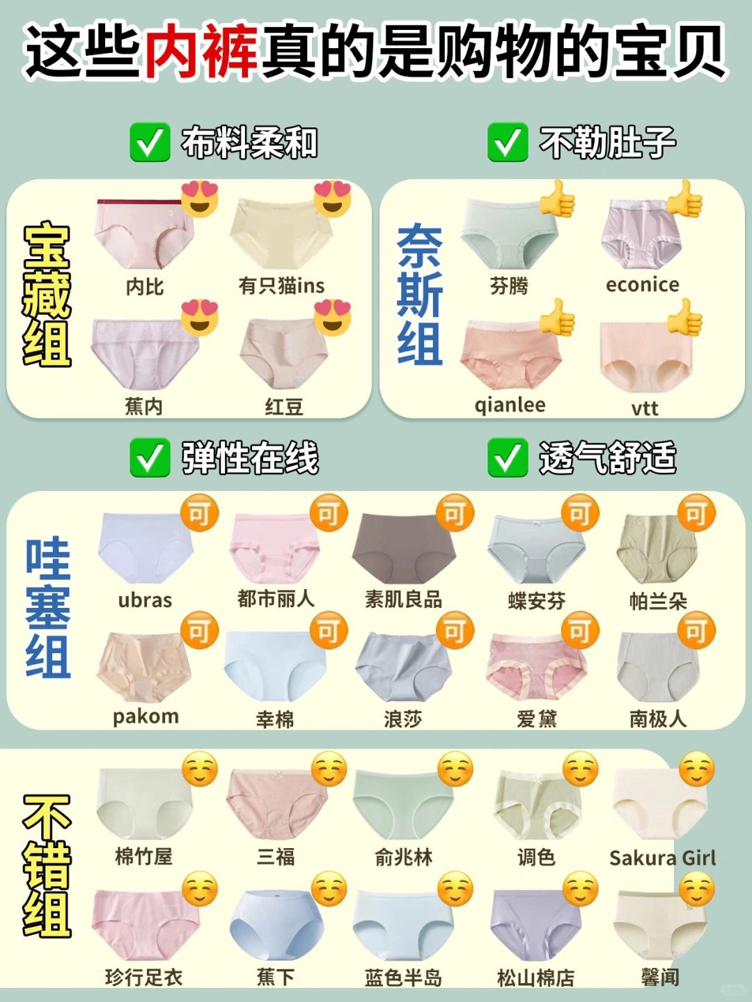 不吹不黑❗️网上火爆的少女内裤测评