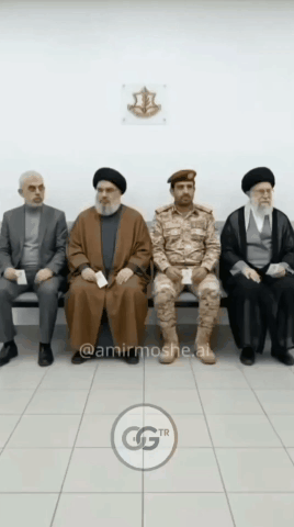 以色列媒体发布了一段视频，显示他们暗杀的领导人“在等待轮到他们”。

视频结居然