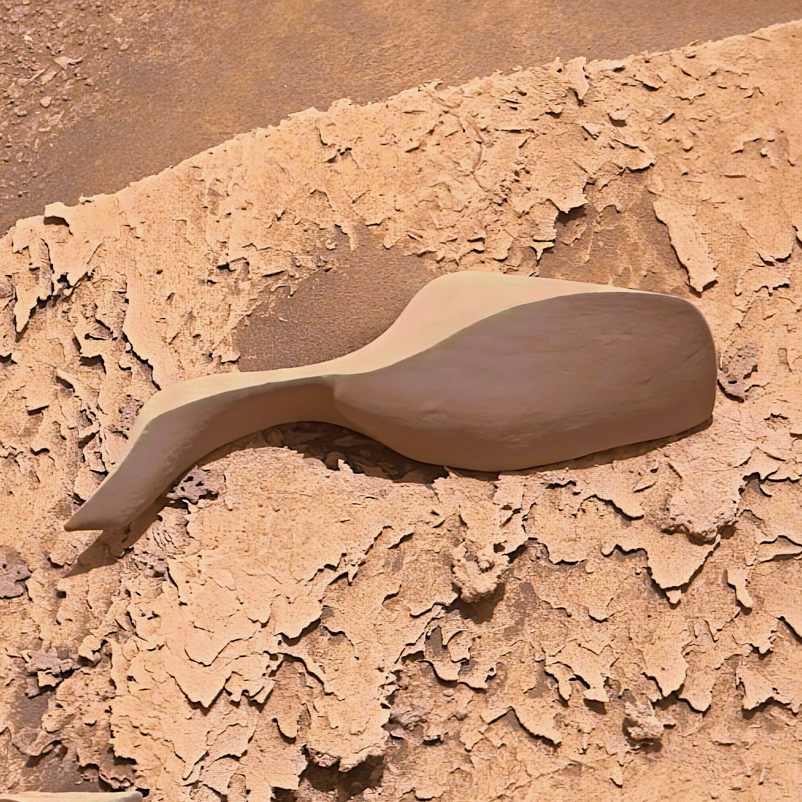好奇号火星车在火星上发现了一块奇异的岩石 ​​​
