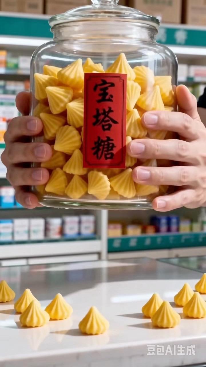 年同款塔塔糖来啦！ 标志性宝塔外形，颜值满满 可直接嚼食，也能拿几颗泡...
