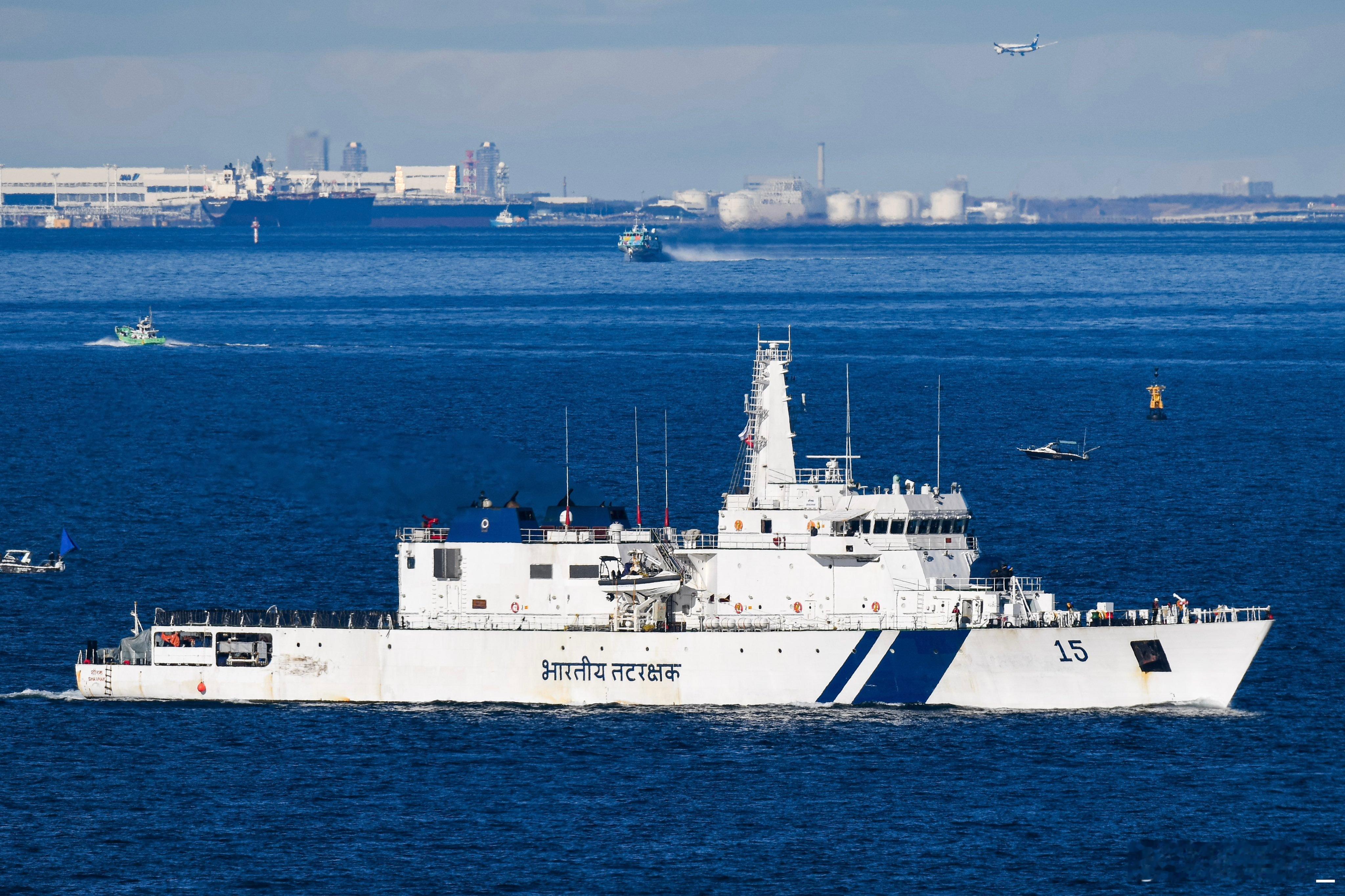 印度海岸警卫队15“Shaunak”号巡逻舰到访横滨港  