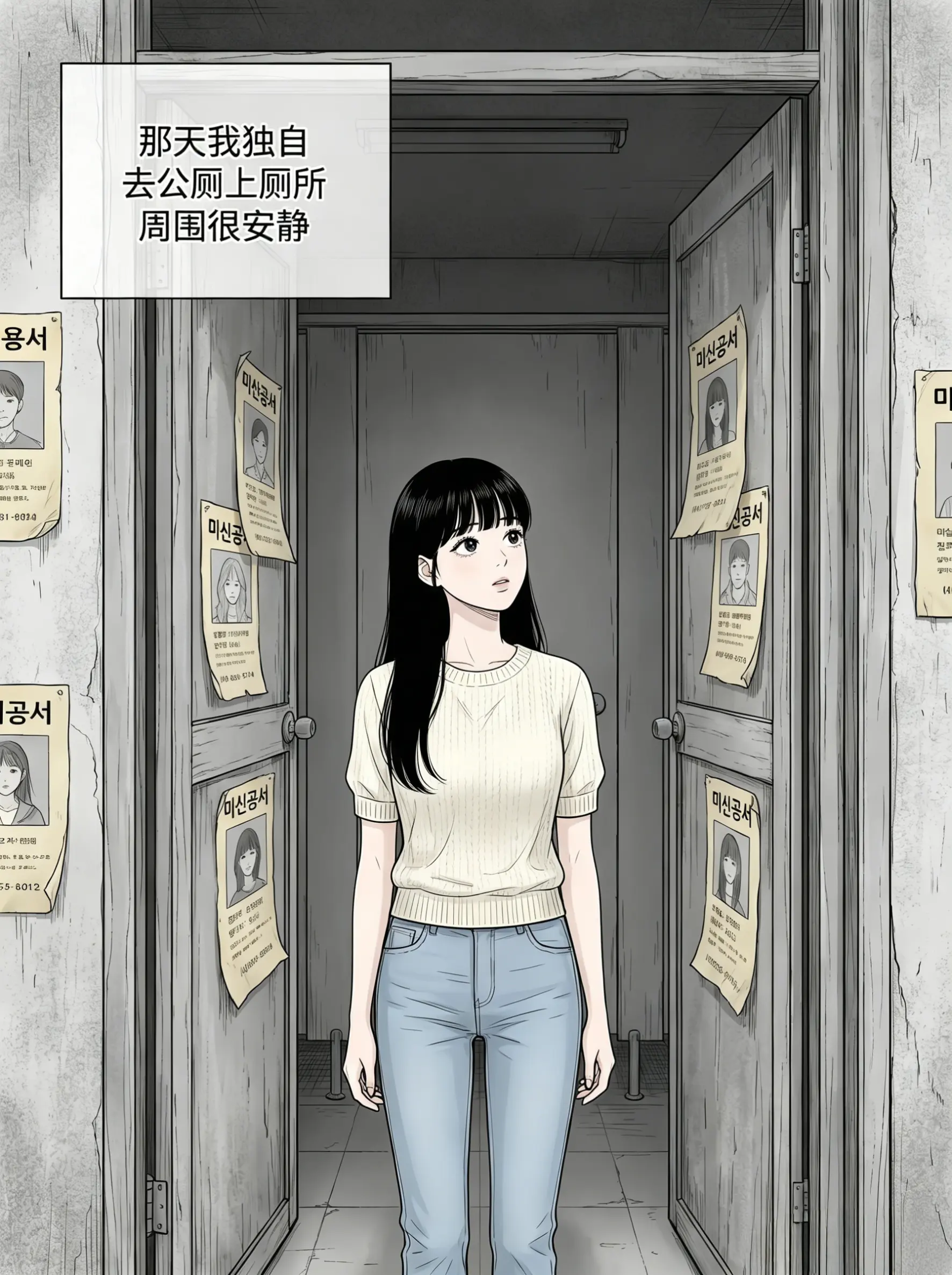 独自外出的女生 一定要注意安全。