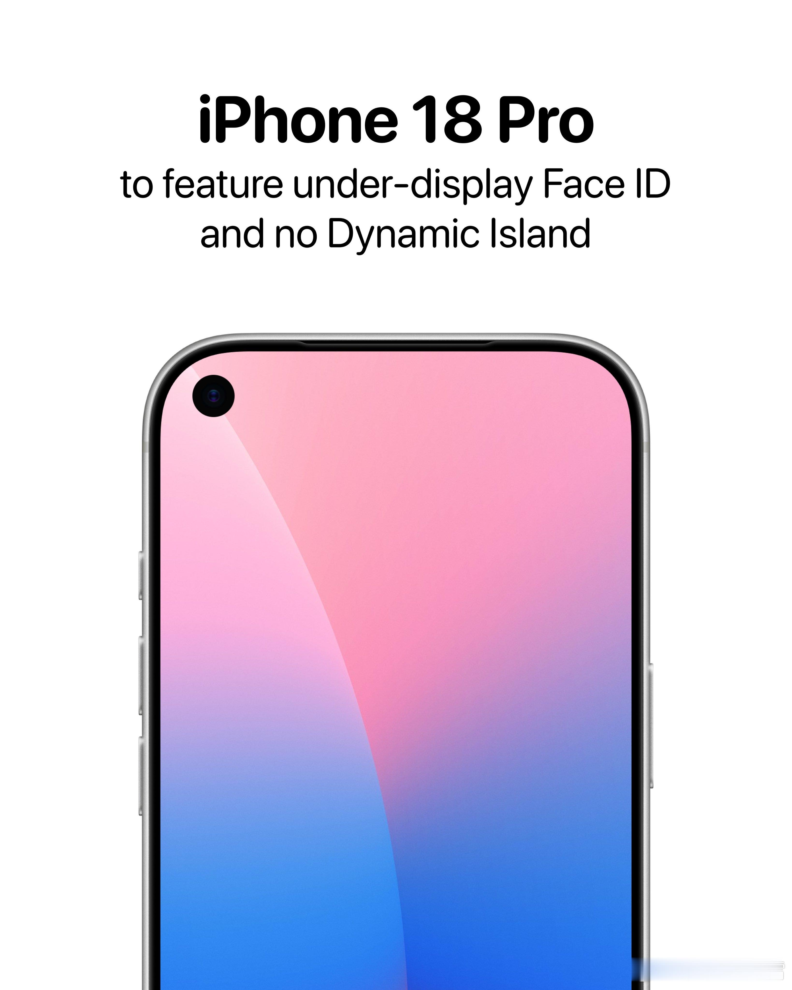 啊这……iPhone18Pro或摒弃药丸状挖孔不用药丸挖孔，转而去用左上角挖孔屏