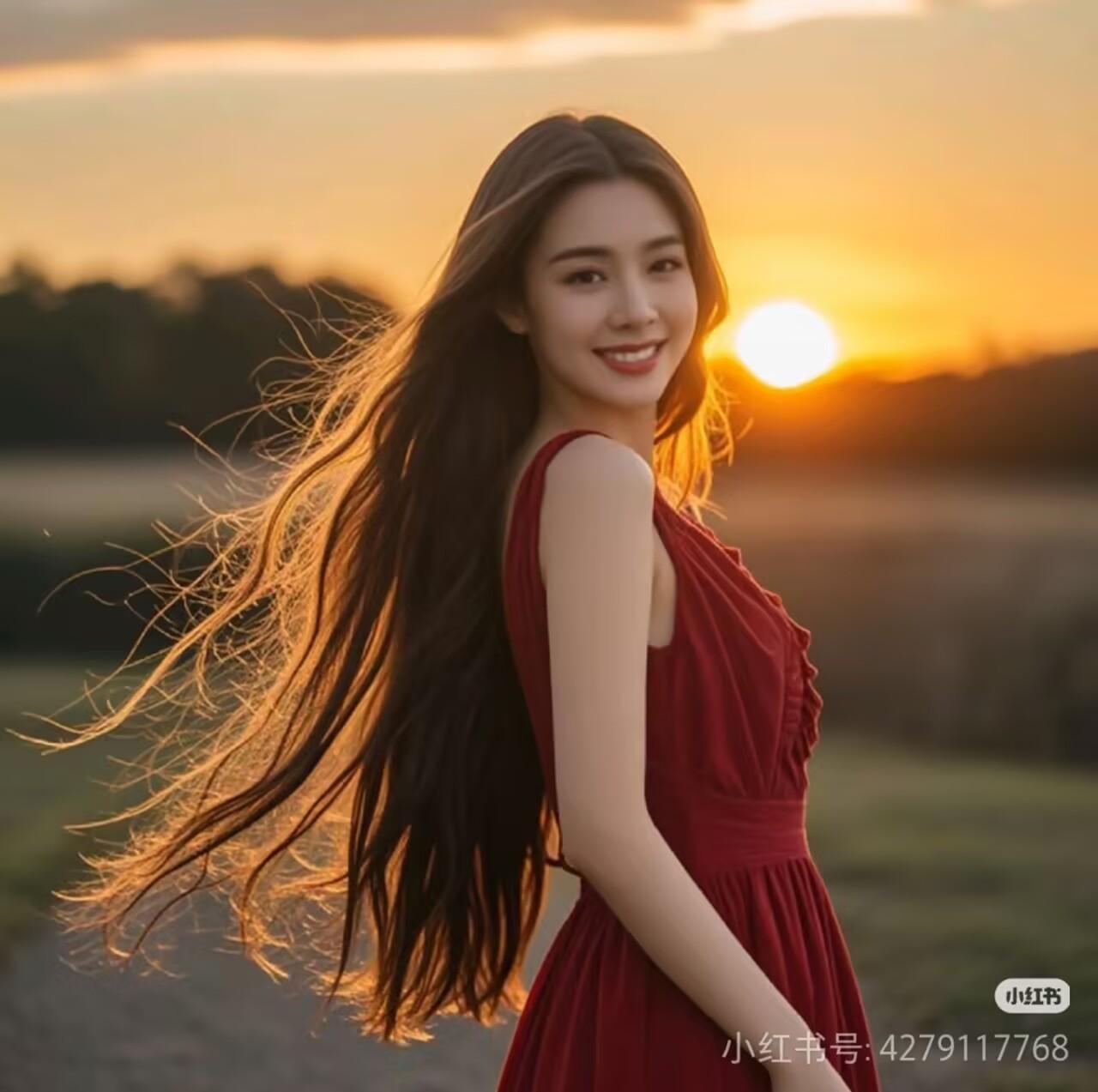当落日把海面染成碎金，晚风轻轻扬起裙摆，世界仿佛被按下了静音键。

远方的你，此