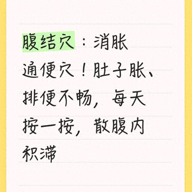 腹结穴：消胀通便穴！肚子胀、排便不畅，每天按一按，散腹内积滞