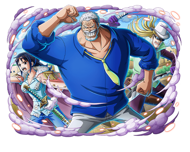 海贼王宝藏巡航新素材图：鹰眼米霍克与沙鳄鱼克洛克达尔、希留与巴吉斯、大熊与伊万科