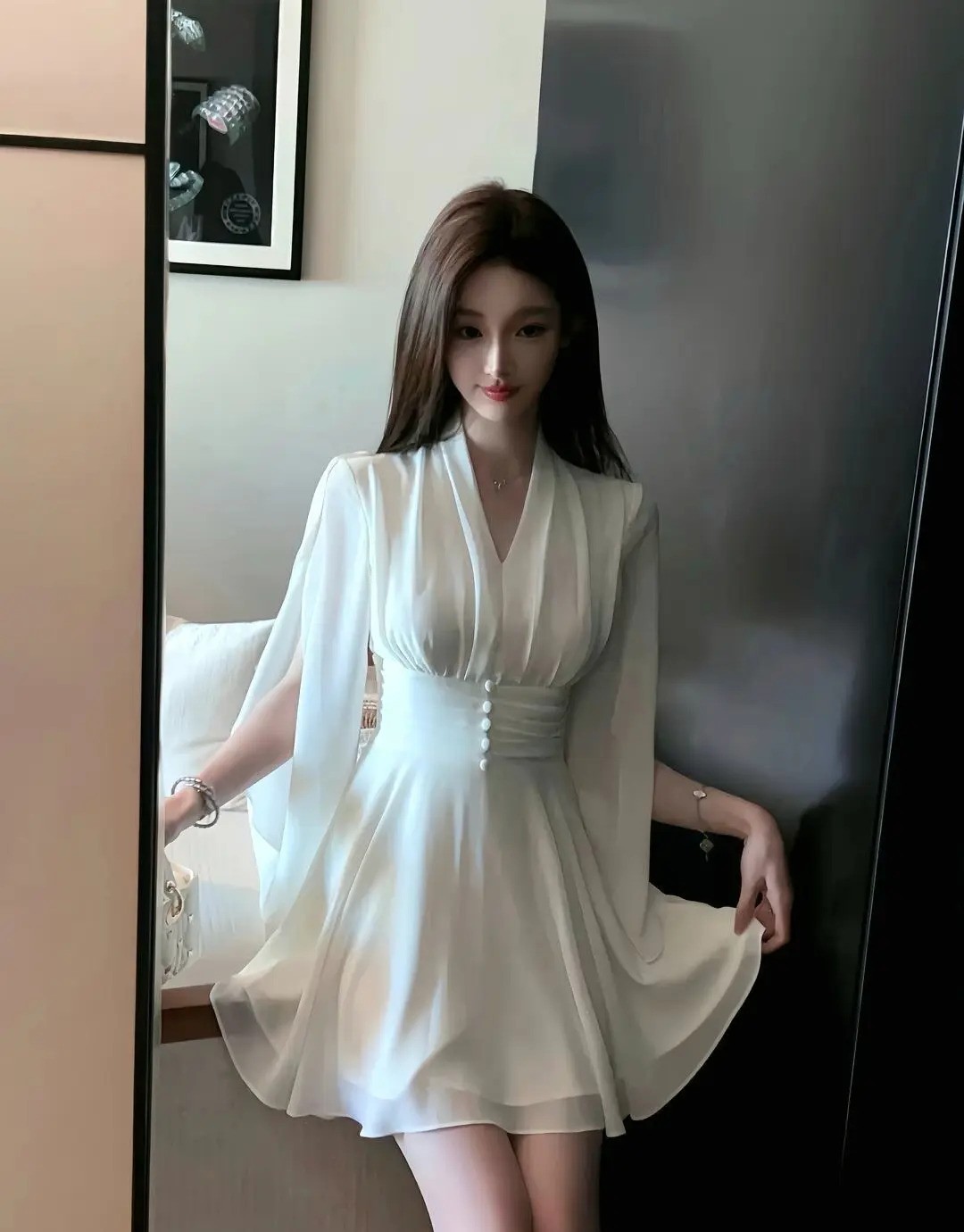 清纯甜美 夏日穿搭 性感美女 御姐范 完美身材