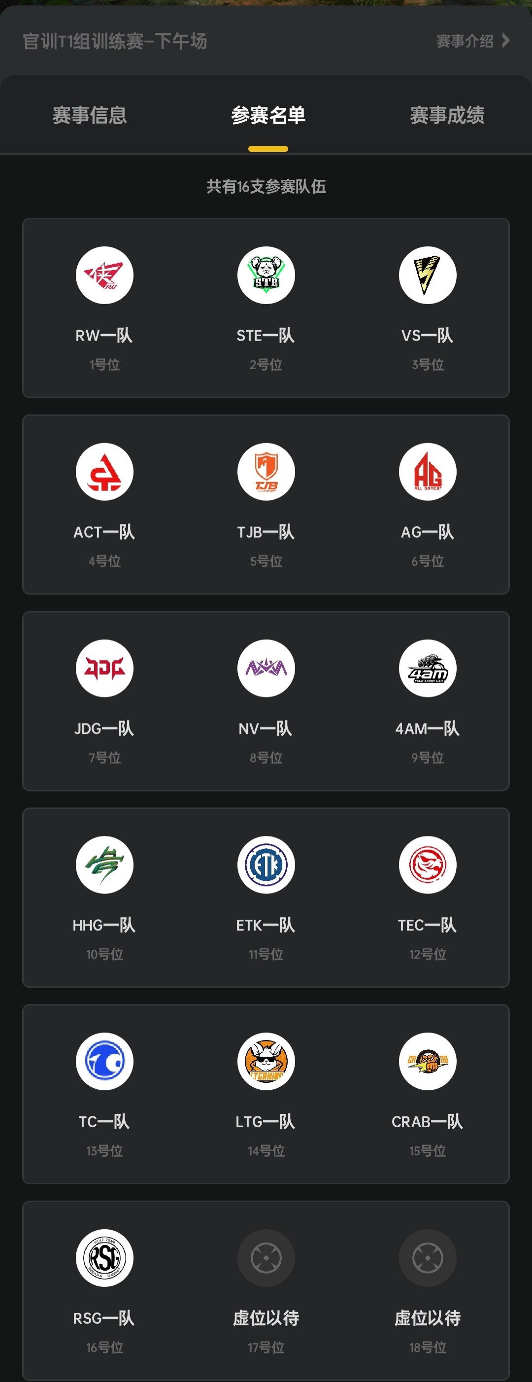 0630 T1训练赛参赛队伍名单想进圈先过年中这关2026和平精英澳门邀请赛