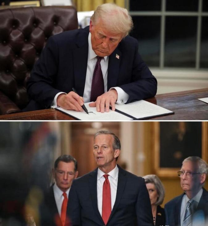 特朗普正式宣布——不通过《拯救美国法案》，他就绝不签署任何其他法案！
 
特朗普