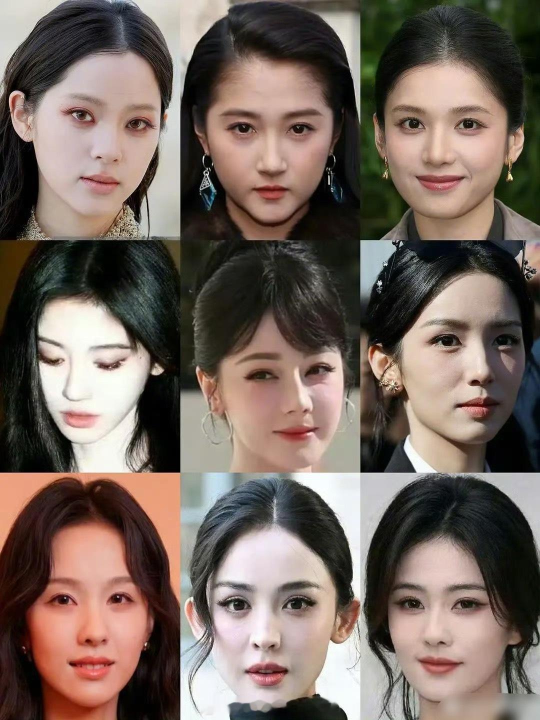 90、95花时装周G社生图：迪丽热巴、关晓彤、鞠婧祎、陈都灵、白鹿、周也、张婧仪