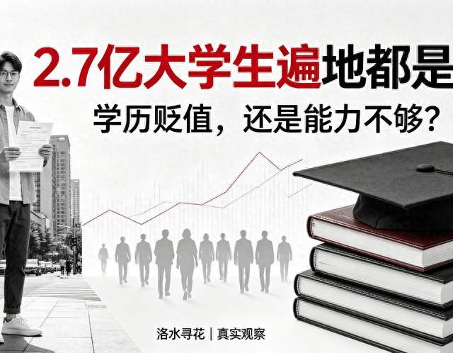 2.7亿大学生遍地都是，学历贬值真的发生了？