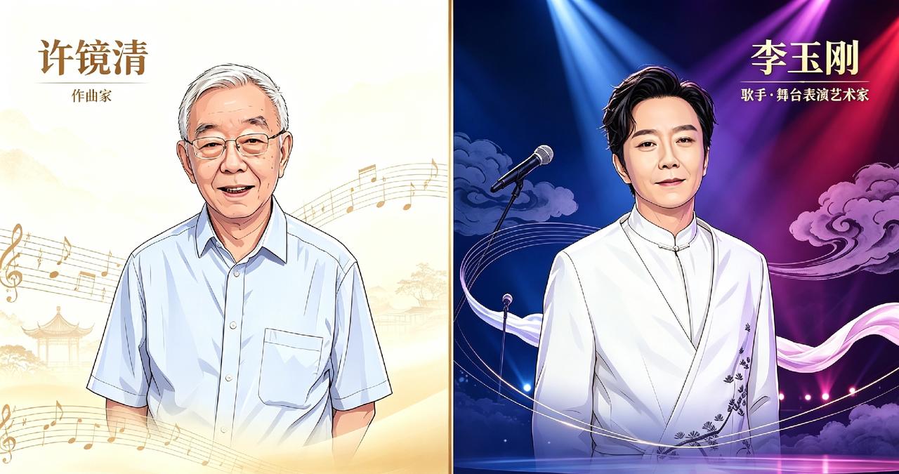 许镜清老师在前面费劲巴拉地维权，李玉刚在后面大手一挥永久免费授权，这俩人是有什么