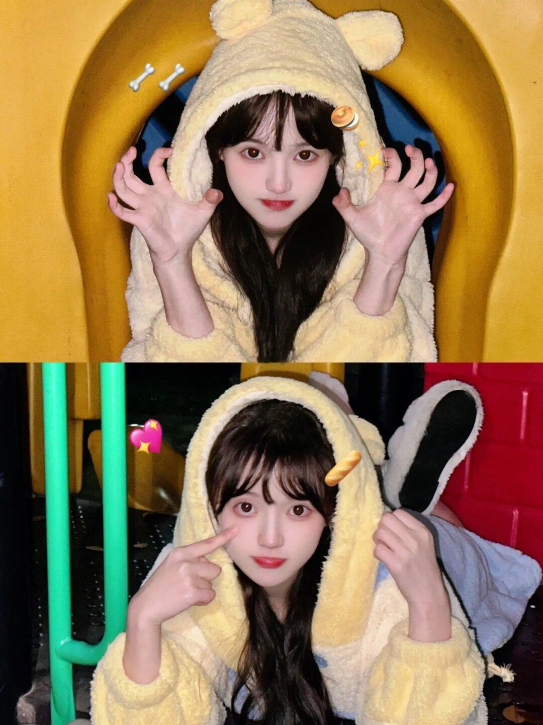 *✩🥯✦🐻 *🍯姿势越奇怪 照片越可爱！