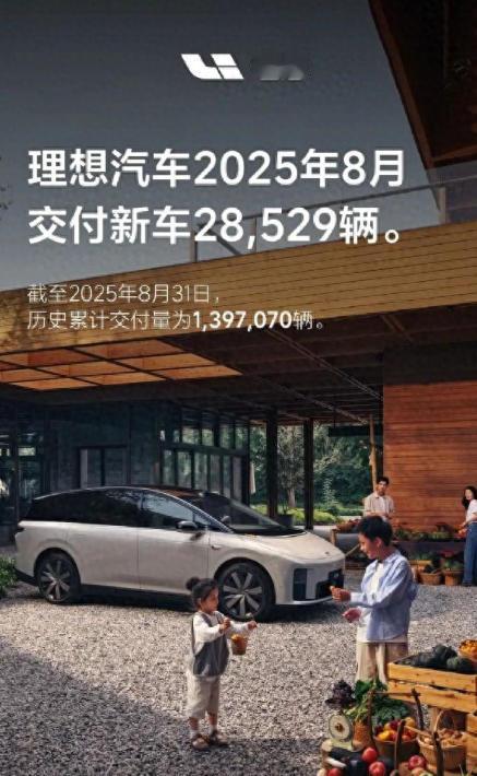 【销量压力凸显，理想汽车8月销量同比下滑41%】随着各车企逐步公布8月销量情况，