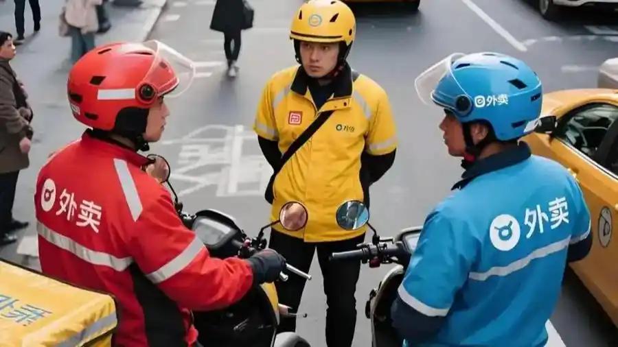 骑手过剩已成当下就业热议焦点，人民日报都就此发表评论，让很多人都看得更明白了一些
