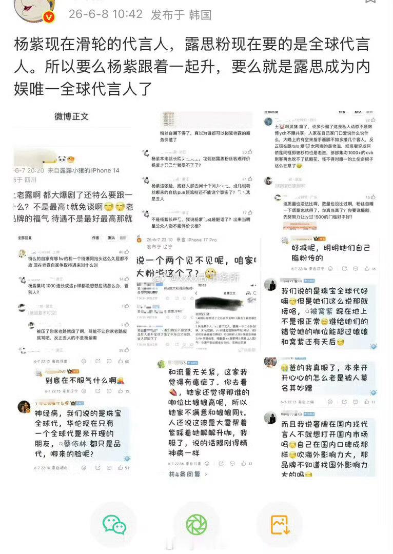啥意思？其他代言人是谁啊？ 