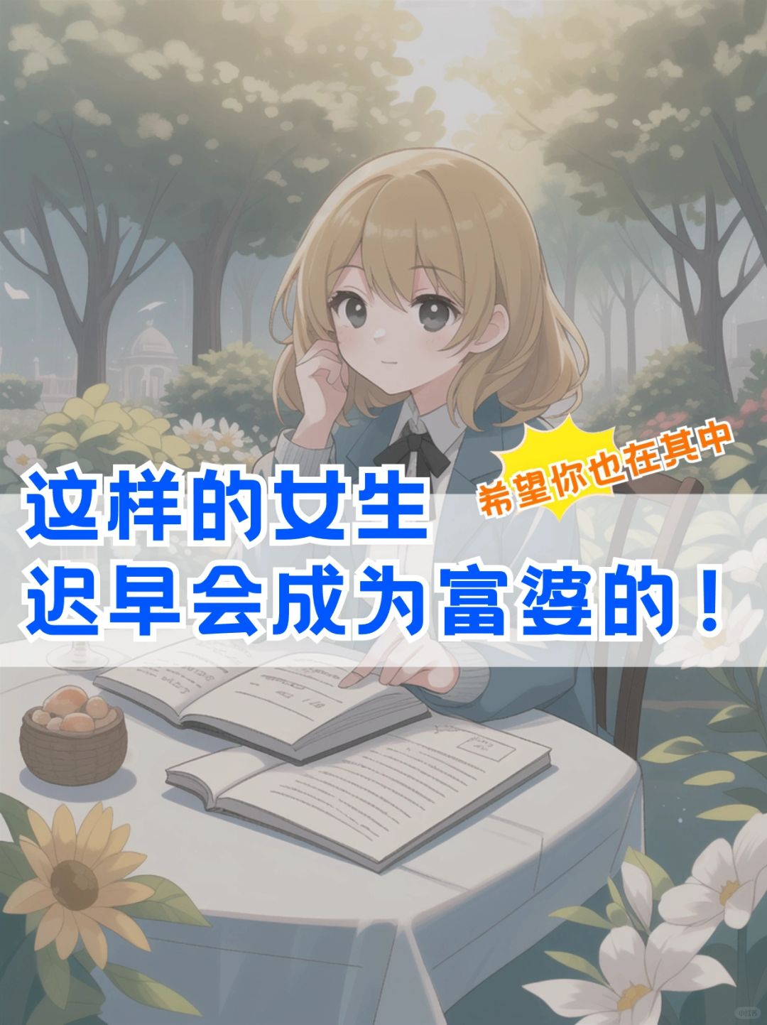 这样的女生，迟早会成为富婆！