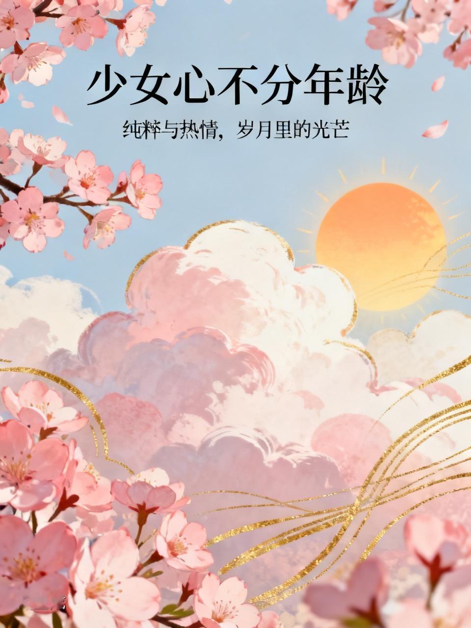 50岁的人还有颗少女心，这多棒啊！少女心可不只是年轻女孩的专属。

真正的少女心