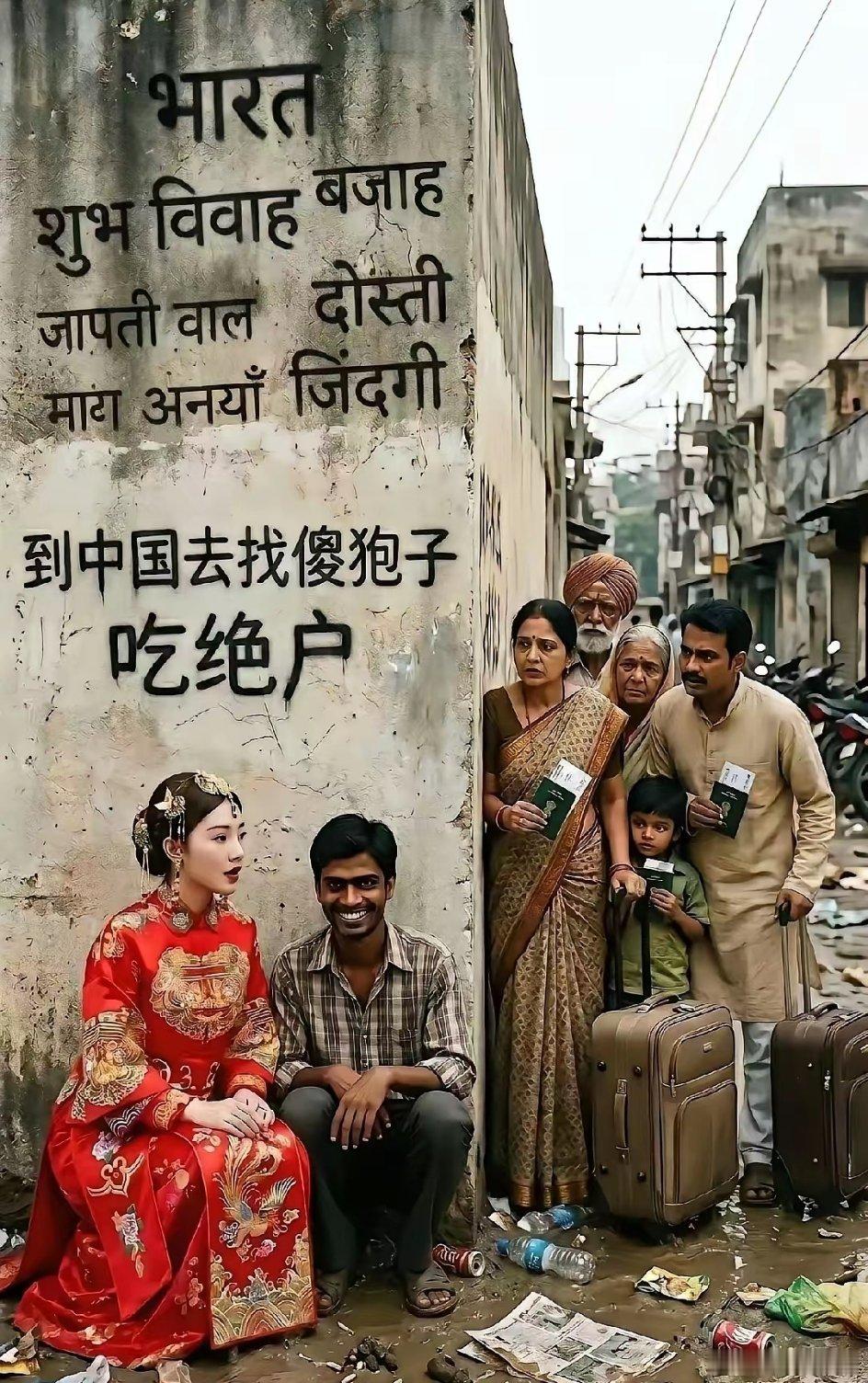 图一为AI好图，折射出民间忧虑。 