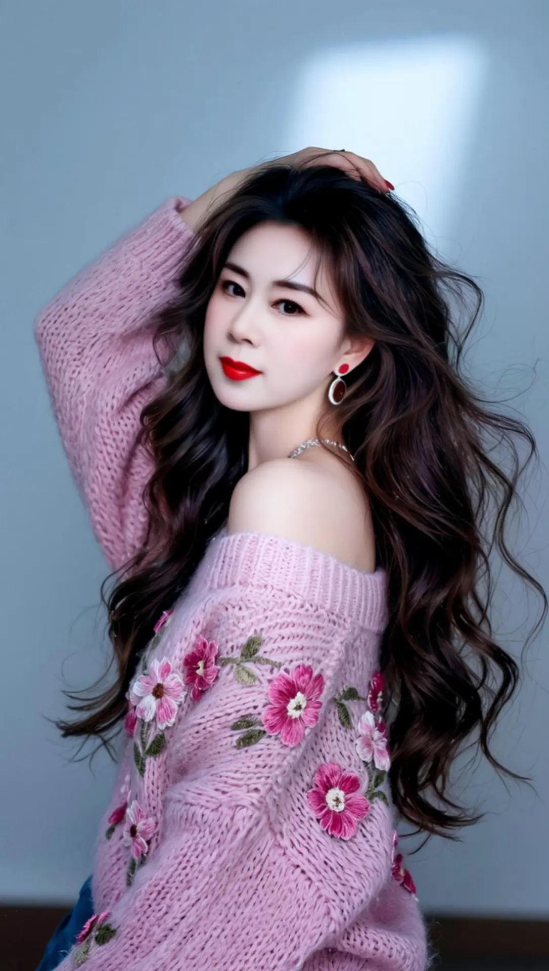 AI毛衣氛围感写真 随变ai随便玩