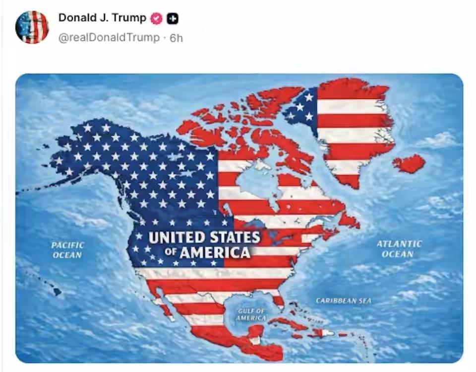要说耍活，还得是特朗普

据外媒报道，美国总统特朗普在社交平台发布了一张改编的美