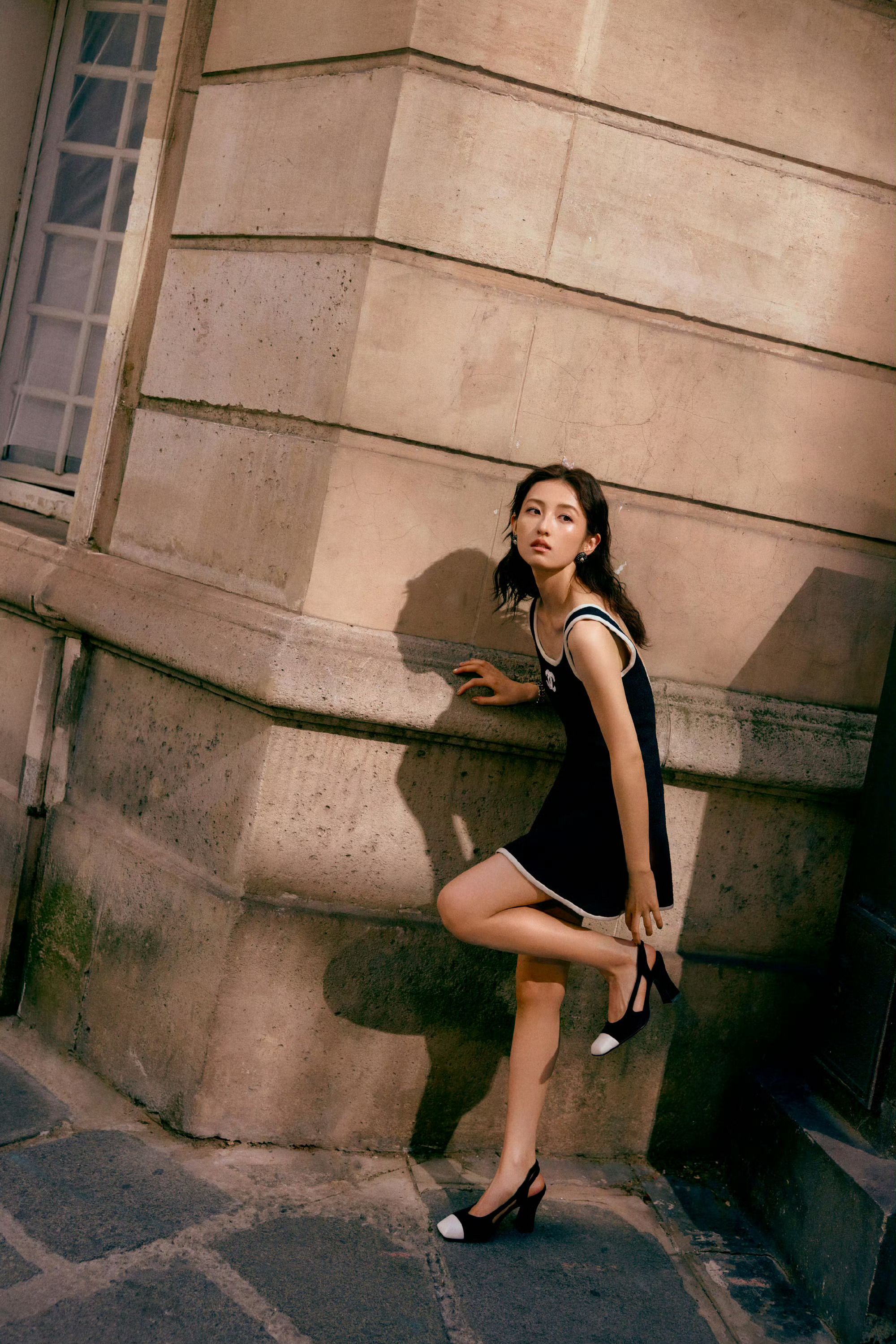 张子枫 in CHANEL 📸🖤 作为品牌大使亮相香奈儿2026秋冬高定大秀
