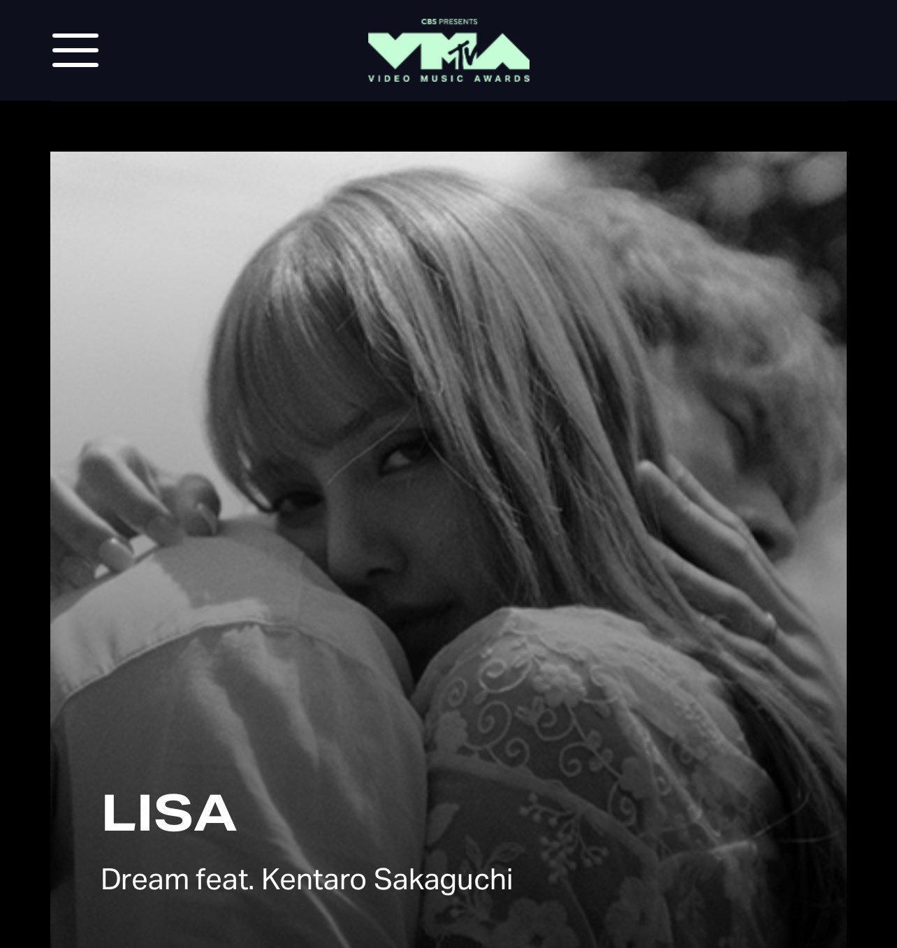 LISAlisa kpop女永一 LISA 是今年 VMAs 获得提名【最多】的