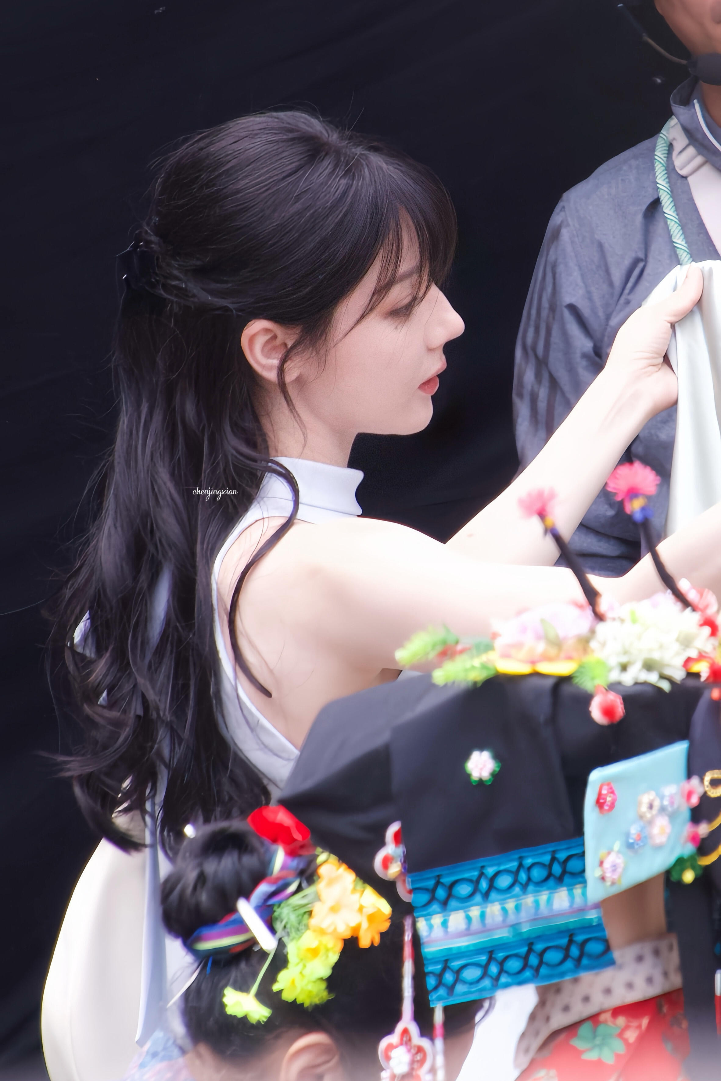 迪丽热巴首谈卫蓝找到一些卫蓝的剧照直接就是一个女神降临