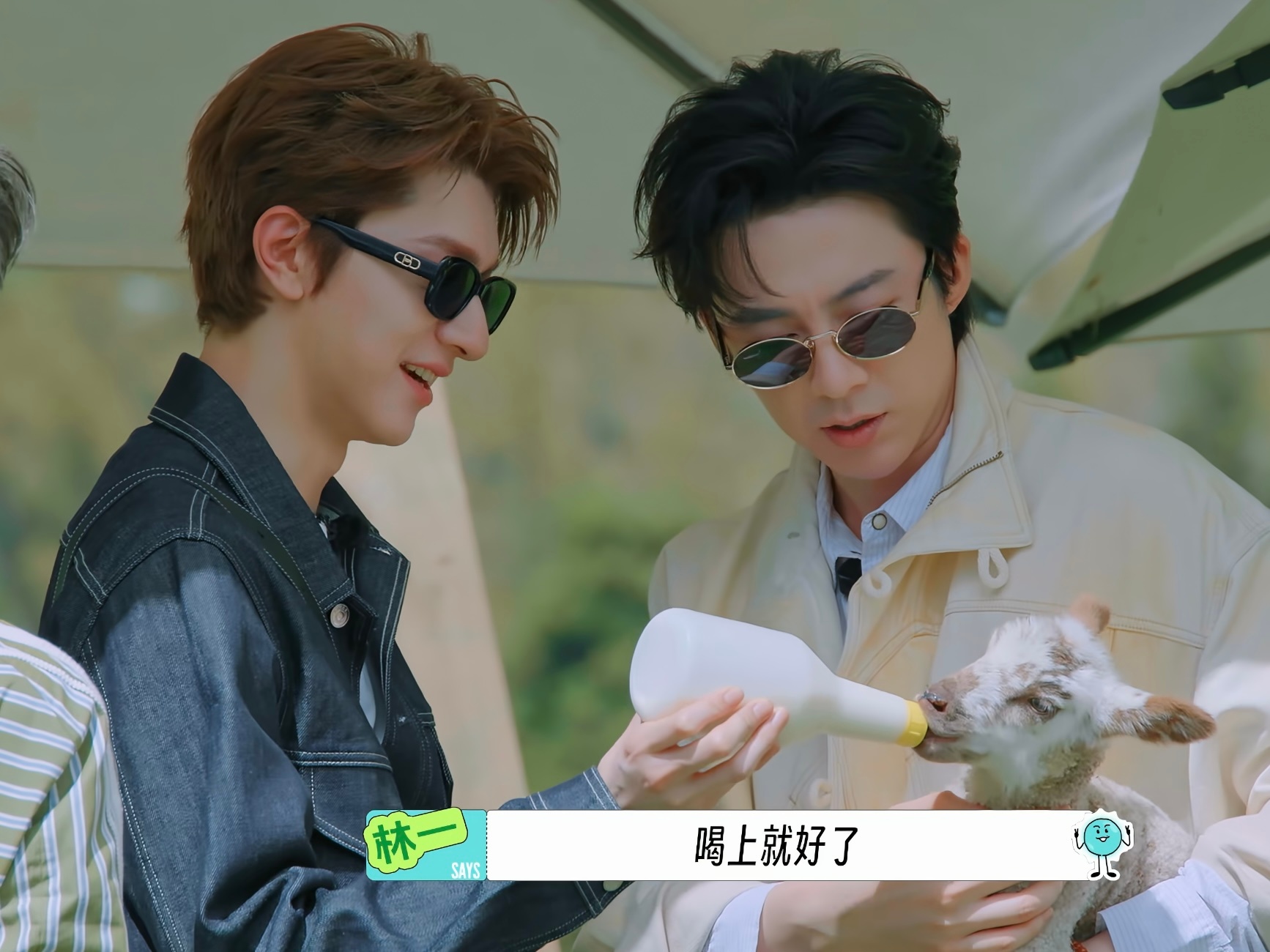 宝子你不抱着小羊喂奶是害怕想到什么心事吗？林一地球超新鲜