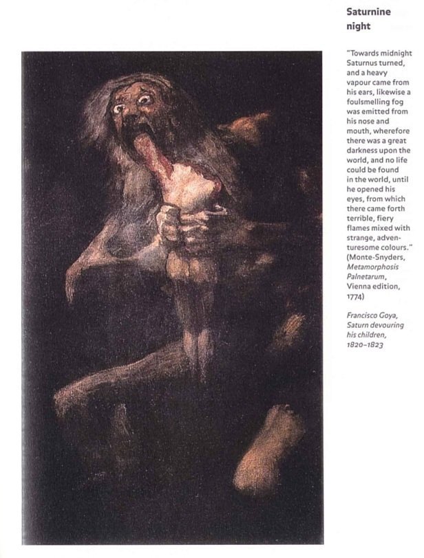 最被争议的世界名画之一，这幅画是西班牙浪漫主义画家弗朗西斯科·戈雅的代表作《农神