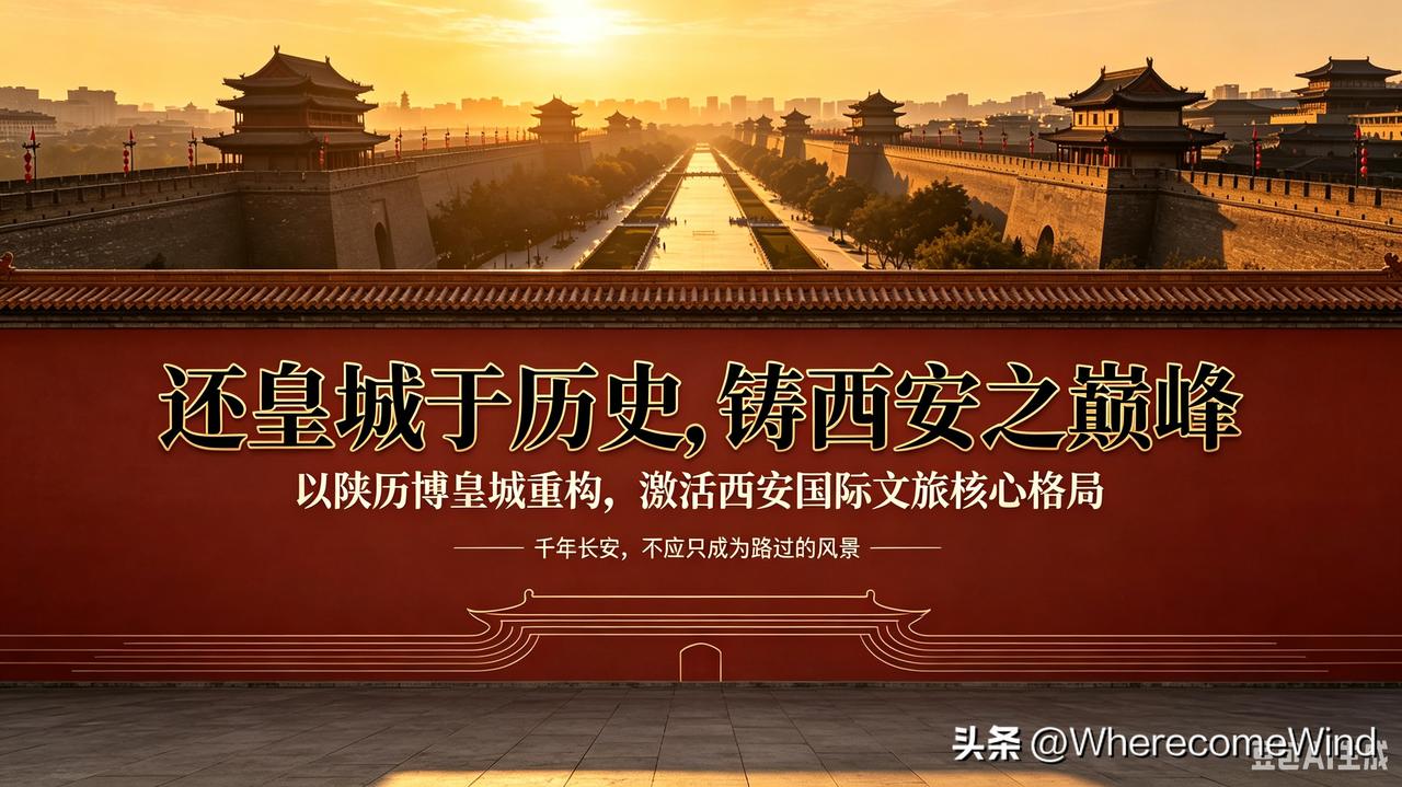 还皇城于历史，铸西安之巅峰

腾退千年皇城，归藏华夏文脉：以陕历博皇城重构，兑现