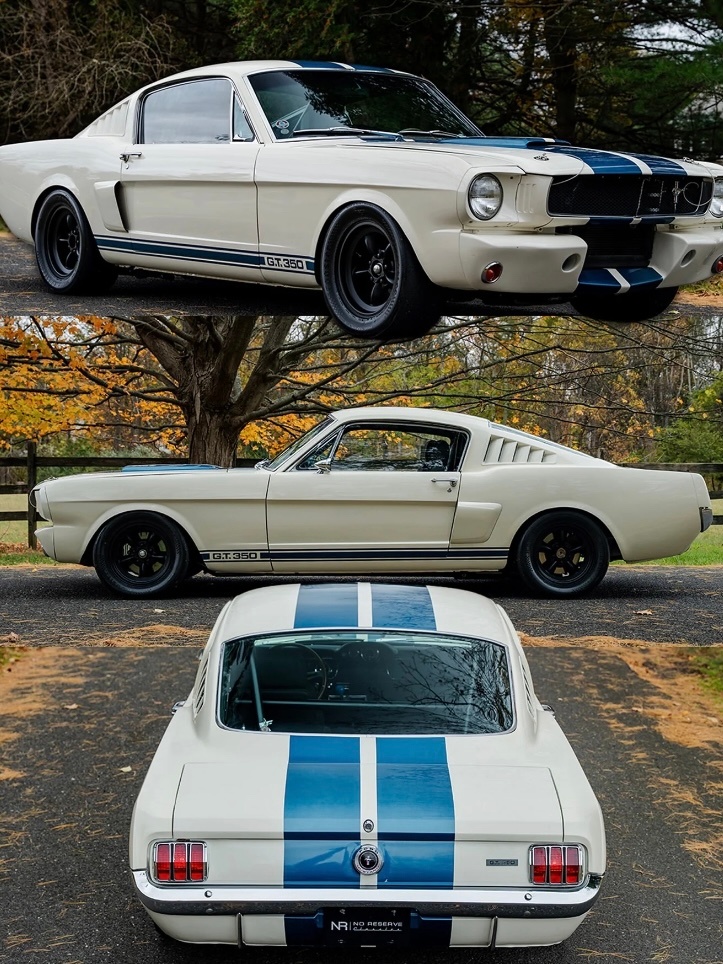 一辆来自1965年的福特GT350纪念版，经典十足！这款是美系肌肉车的代表之一，