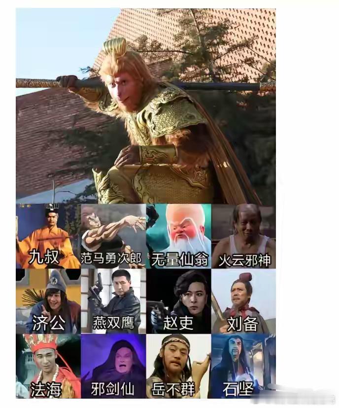 孙悟空如果同时跟下面这群人对战，你觉得能赢吗 ​​​