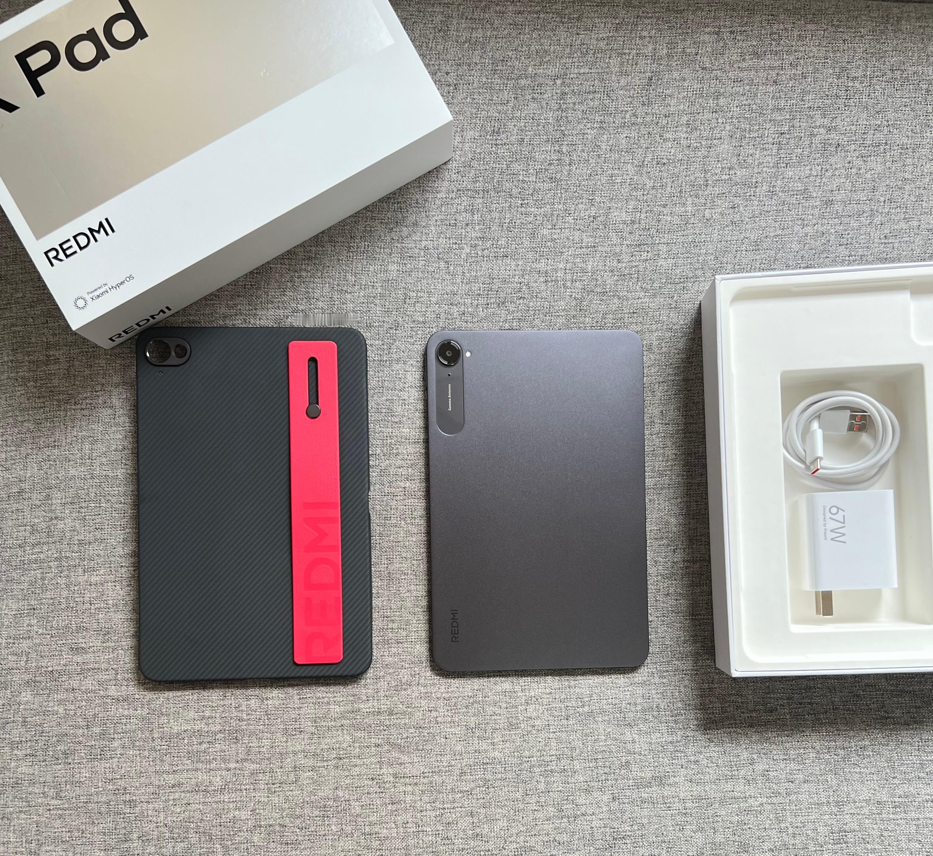 红米K Pad 12+256G 深邃黑，成色完美，仅使用几天，盒子配件全套，带一