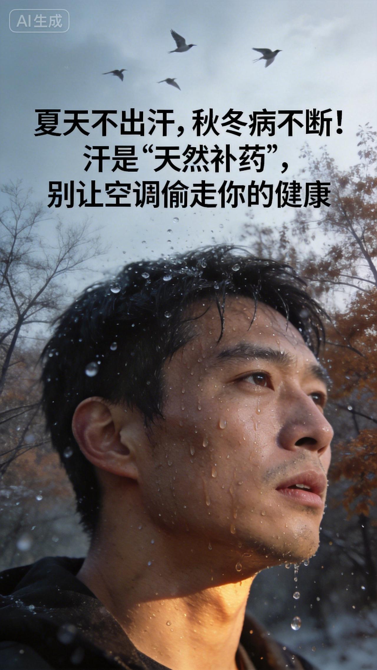 夏天的汗贵如黄金！老一辈：不流汗的人，生病不断！汗是“天然补药”别让空调偷走你的