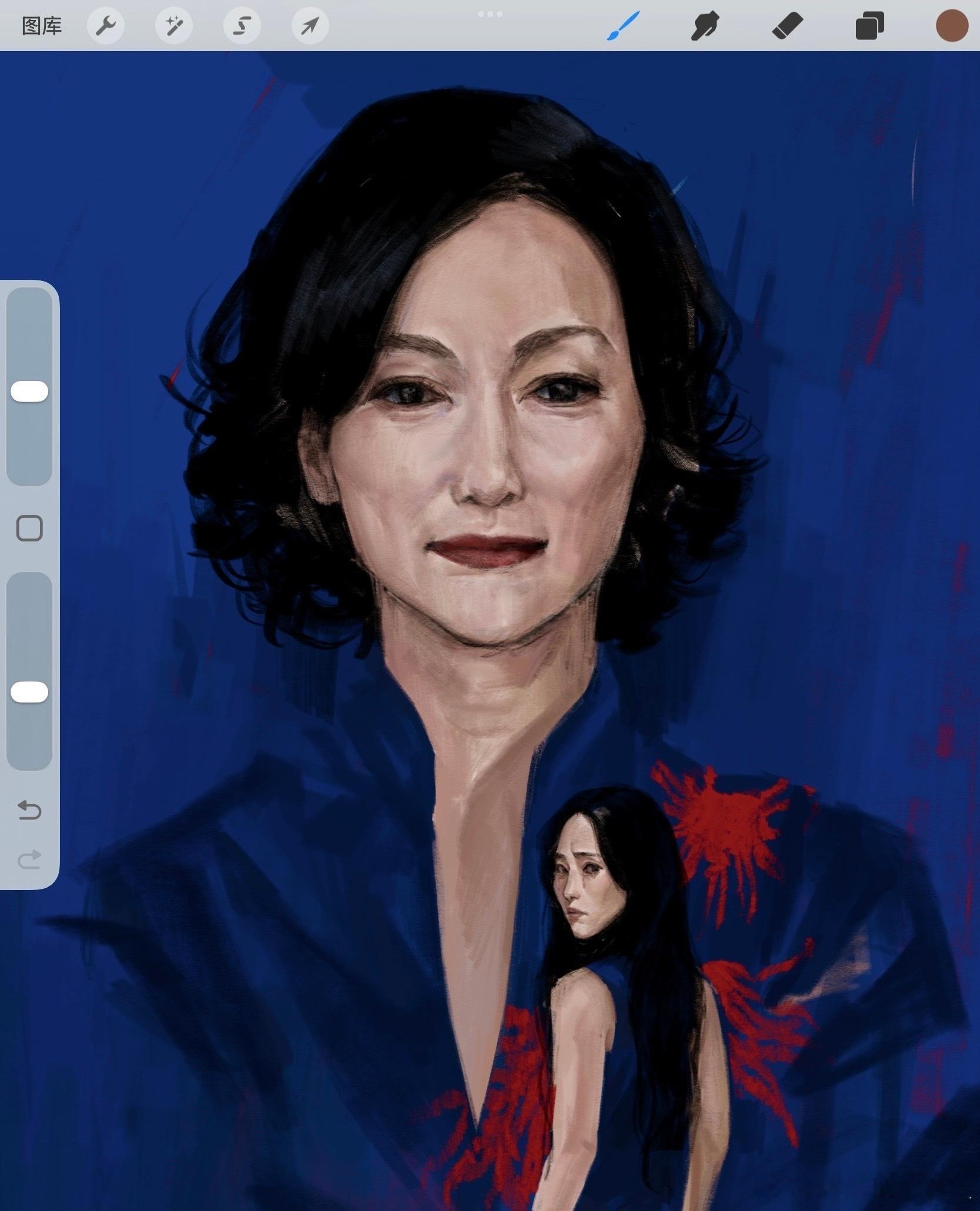 惠英红神图 观音的面相刀锋的魂太牛了我真看傻眼了，这完全把惠英红演的红棠夫人的内