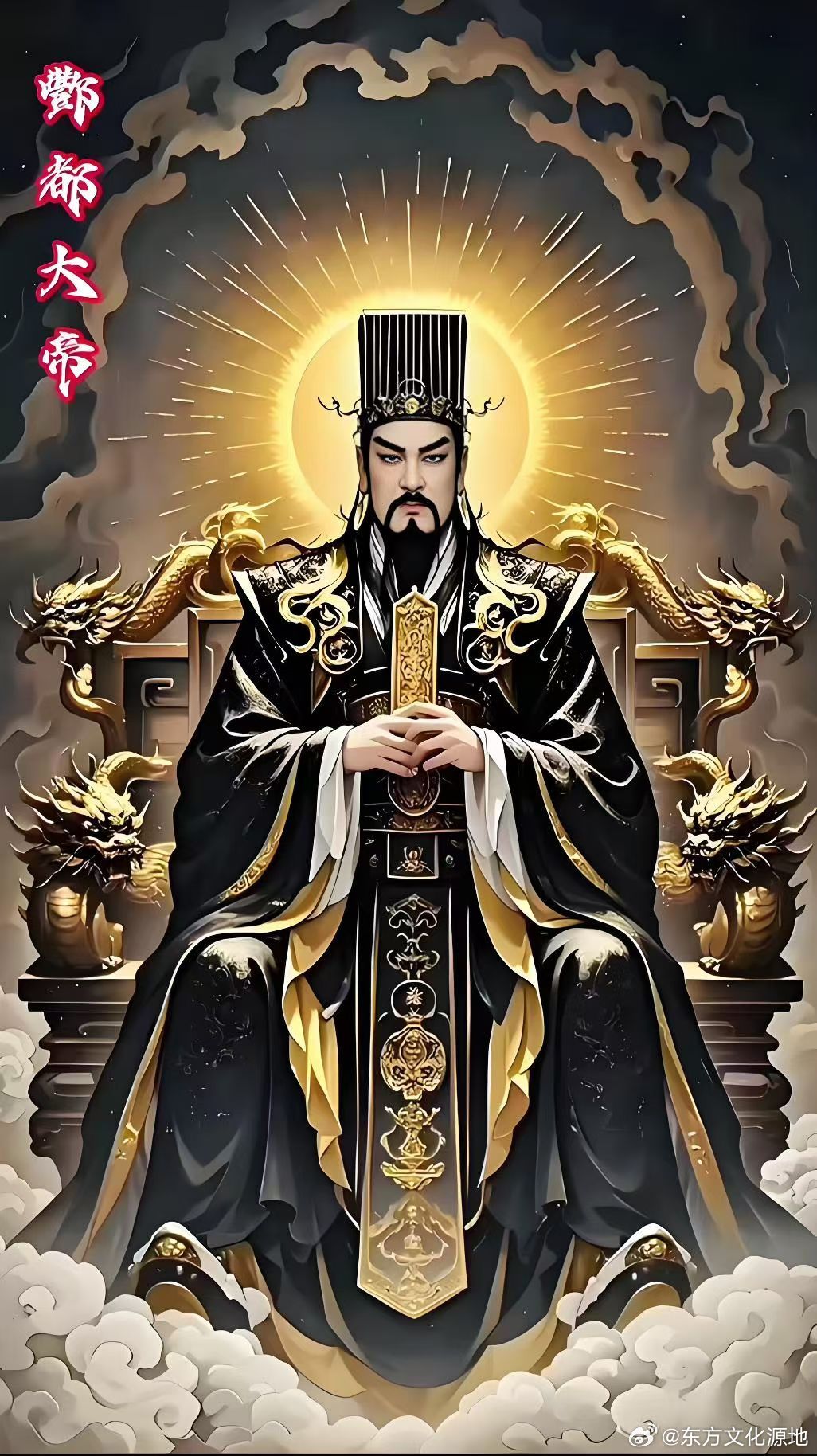 酆都大帝是阴间冥司主宰地狱的神灵。酆都大帝位居冥司神灵之最高位，主管冥司，为天下