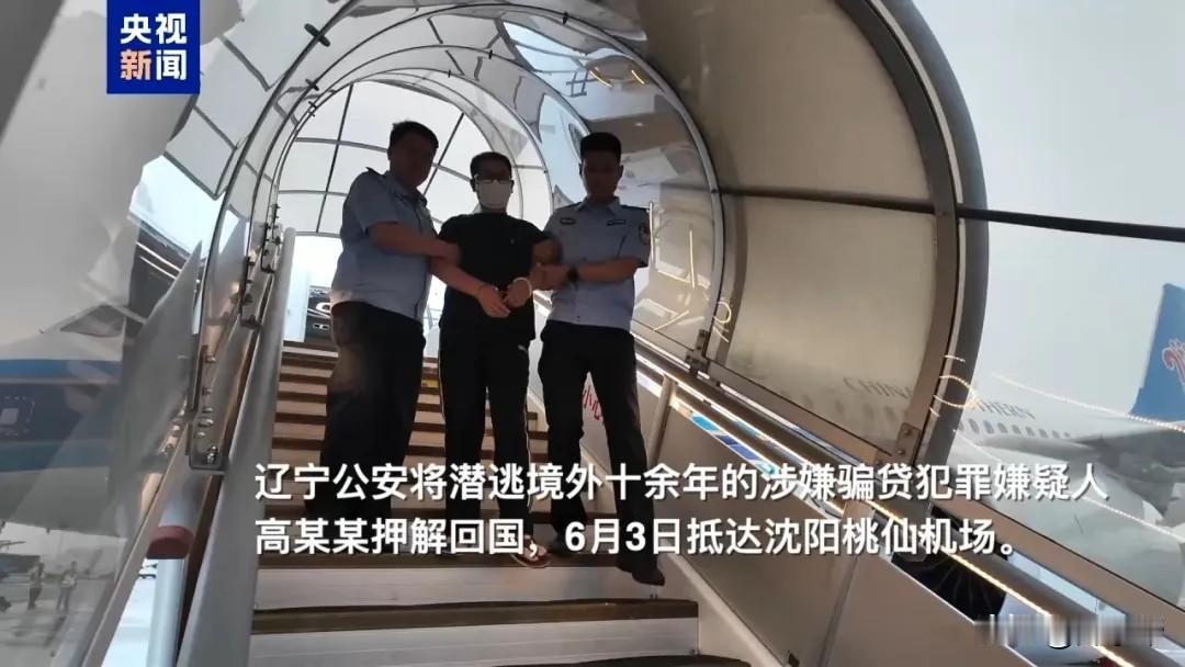 我认为越多越好骗取贷款890余万元！潜逃境外十余年的犯罪嫌疑人被押解回国
