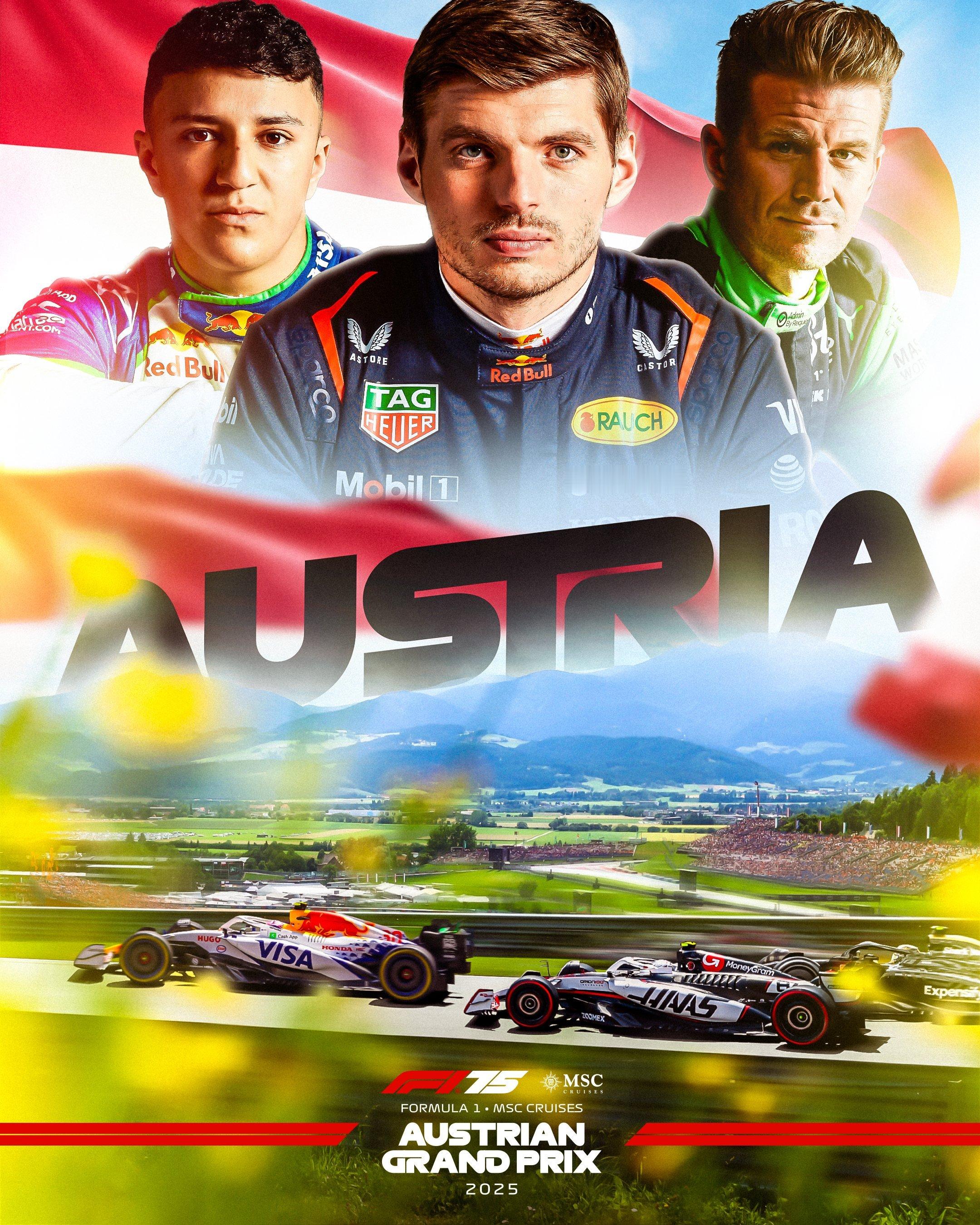 F1+MotoGP同周开战 锁定现场直播F1奥地利大奖赛解说：6月27日星期五1