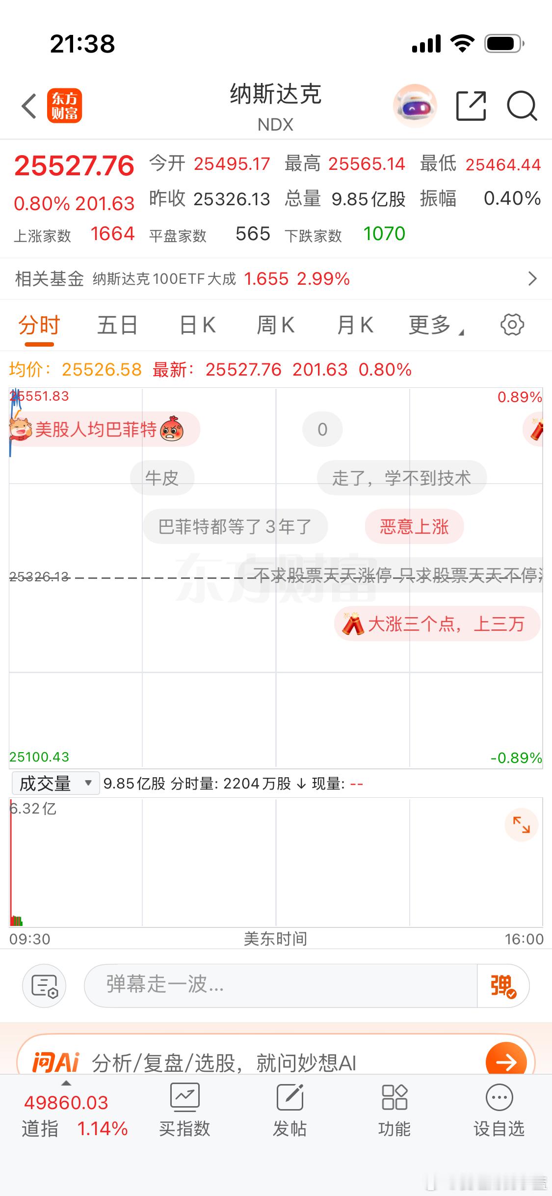 美股人均巴菲特根本学不到技术。 