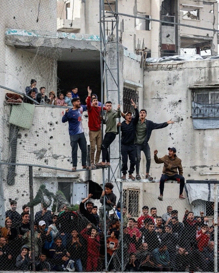 加沙，废墟上的足球赛加沙巴勒斯坦